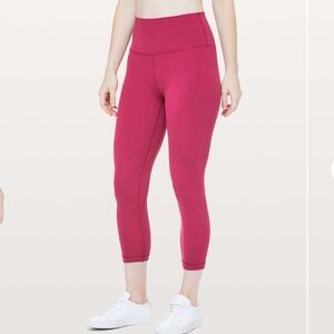 Lululemon Align High Rise Crop 21” in Star Ruby